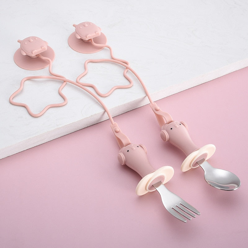Safe Baby Feeding Spoon Fork Set - Halri