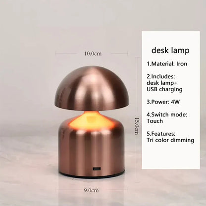 Lampe de bureau LED portable avec variateur
