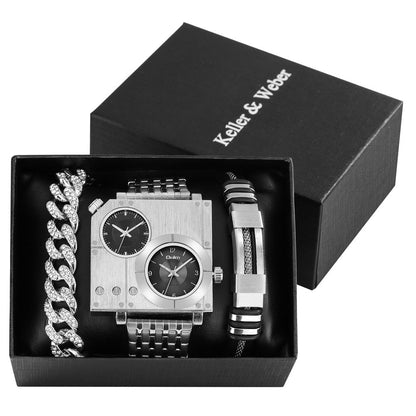 Coffret élégant carré pour montre homme
