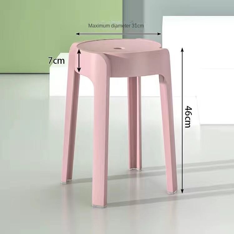 Tabourets de cuisine en bois peu encombrants