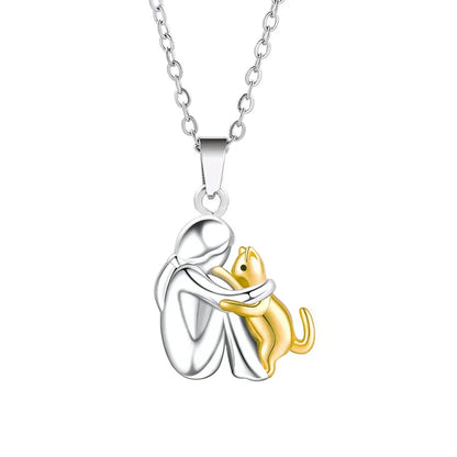 Magnifique collier pendentif en cristal, bijou élégant