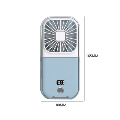 Ventilateur compact rechargeable pour téléphone avec support de refroidissement