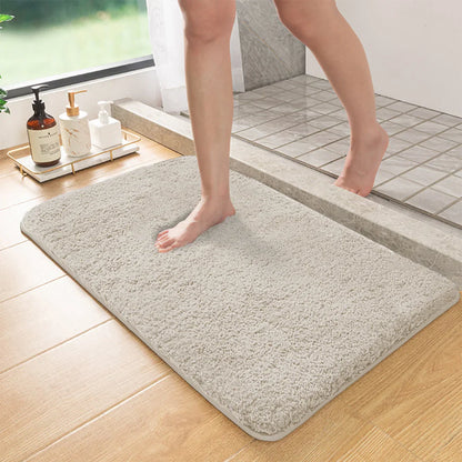 Tapis de bain moelleux | Doux, absorbant et antidérapant