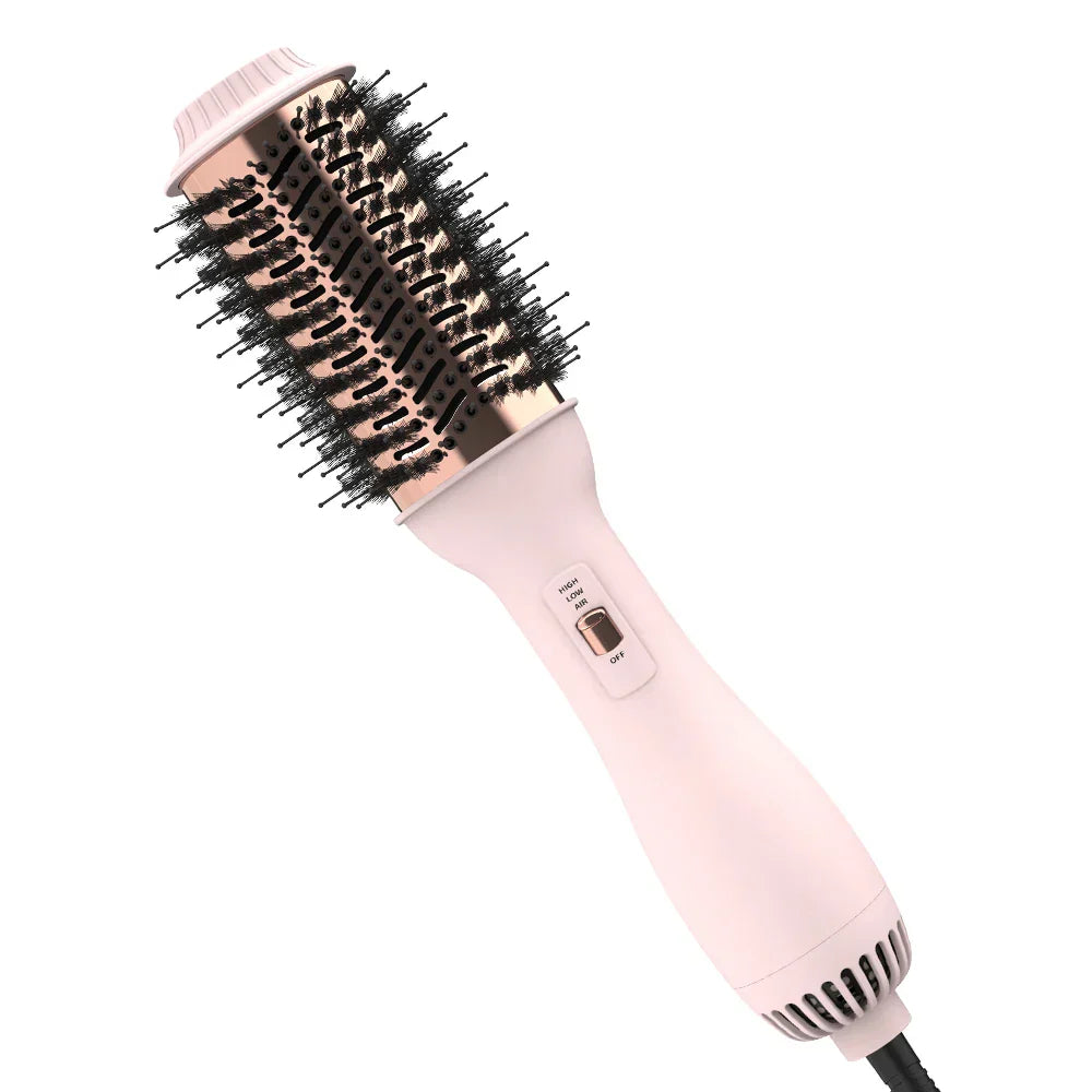 Brosse chauffante coiffante avec effet liftant pour un volume accru