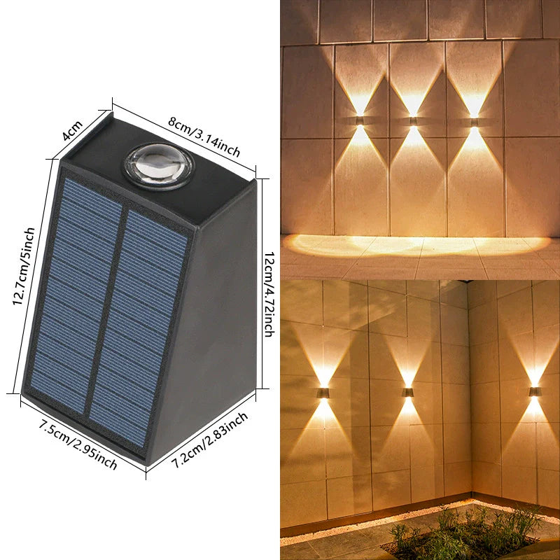 Projecteur de sécurité extérieur à LED lumineux