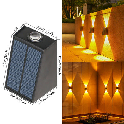 Projecteur de sécurité extérieur à LED lumineux
