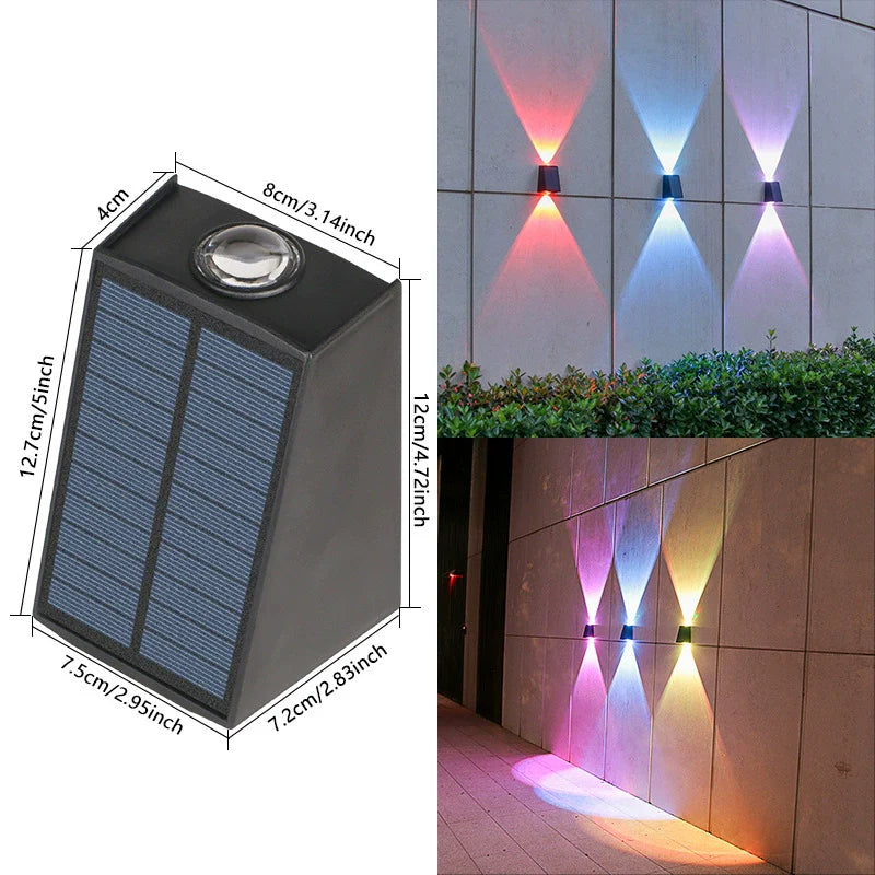 Projecteur de sécurité extérieur à LED lumineux