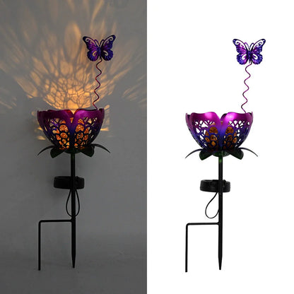 Lampe solaire de jardin lumineuse, lampe globe en verre élégante, éclairage extérieur durable