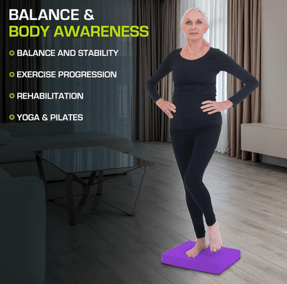 Non-Slip Yoga Mat for Balance & Fitness Training - Halri