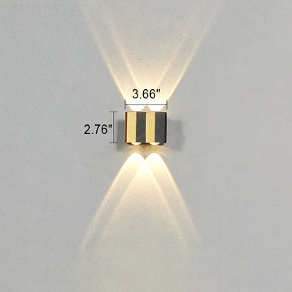 Premium Golden Outdoor LED Wall Lamp - Halri