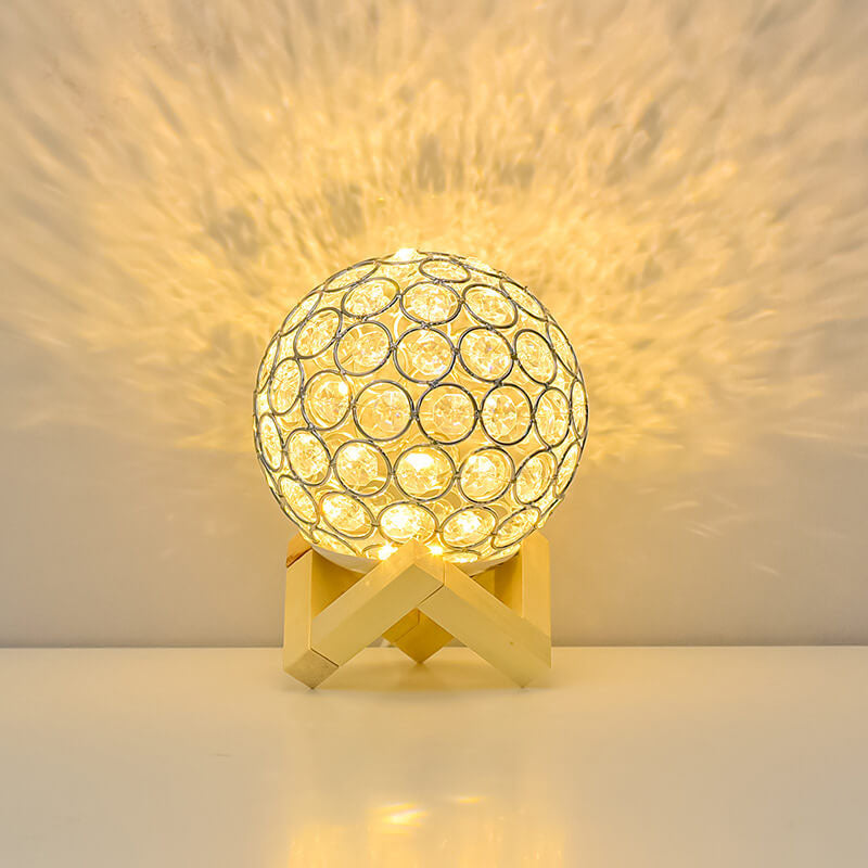 Lampe de bureau USB compacte à lumière douce et chaude
