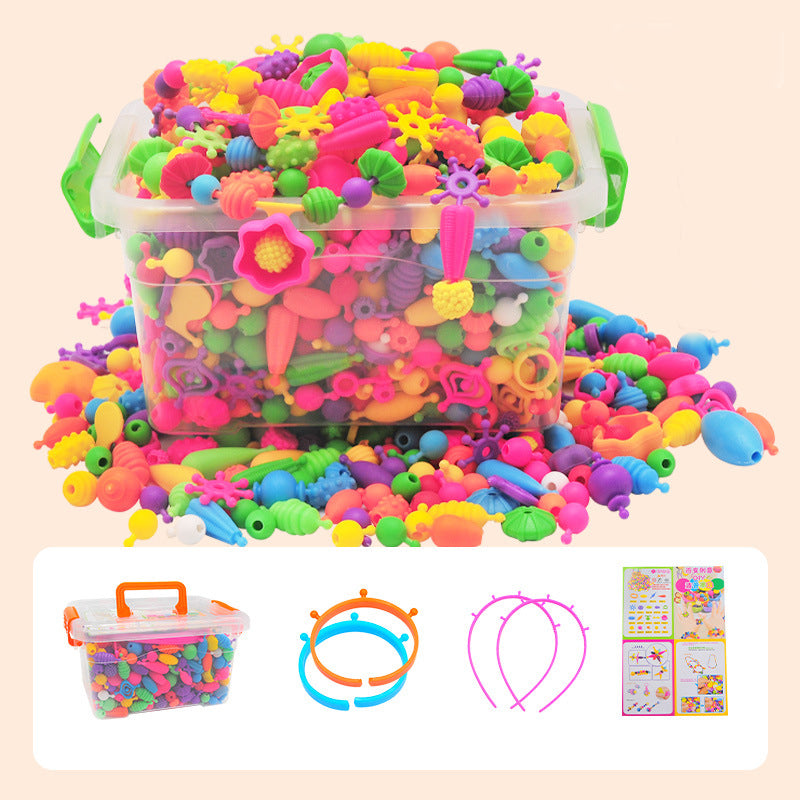 Kit de perles artistiques pour la création de bijoux 
