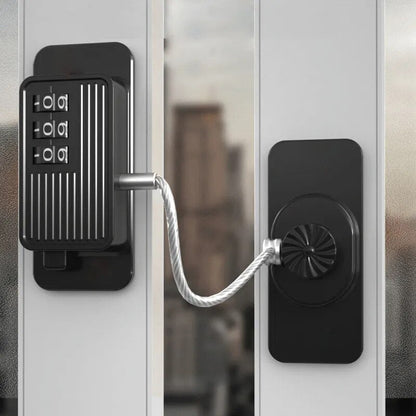 Halri | Serrure de sécurité pour portes et fenêtres avec mot de passe 