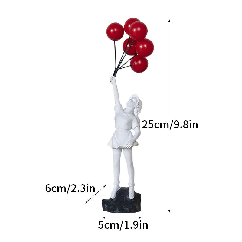 Ensemble de figurines d'art urbain de style Banksy