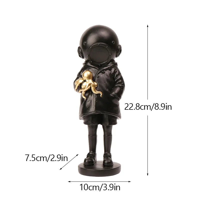 Figurines Banksy | Décoration Pop Art | Accessoires déco modernes