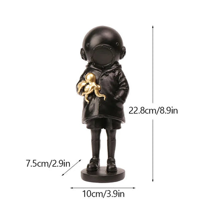 Figurines Banksy | Décoration Pop Art | Accessoires déco modernes