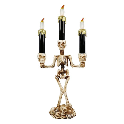 Spooky Skeleton Halloween Tea Light Candles - Halri