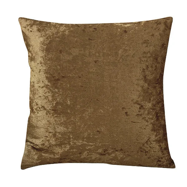 Coussin décoratif en velours peluche pour la maison et le salon