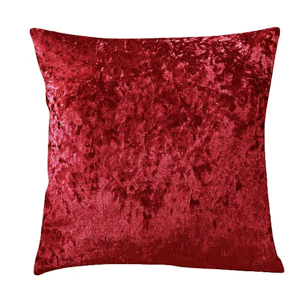 Coussin décoratif en velours peluche pour la maison et le salon