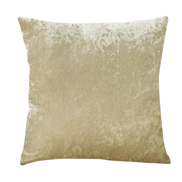 Coussin décoratif en velours peluche pour la maison et le salon