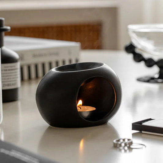 Aroma Ceramic Essential Oil Diffuser Black - Halri