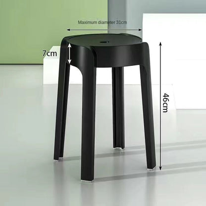 Tabourets de cuisine en bois peu encombrants