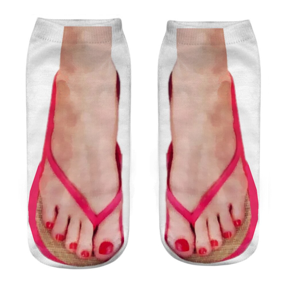 Chaussettes humoristiques originales en 3D