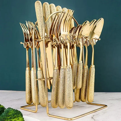 Premium Stainless Steel Flatware Set for Home Dining - Halri