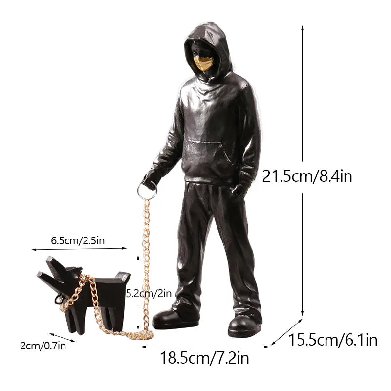 Figurines Banksy | Décoration Pop Art | Accessoires déco modernes