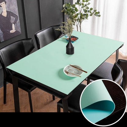 Socle de table imperméable en cuir simple