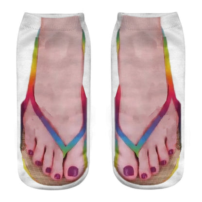 Chaussettes humoristiques originales en 3D