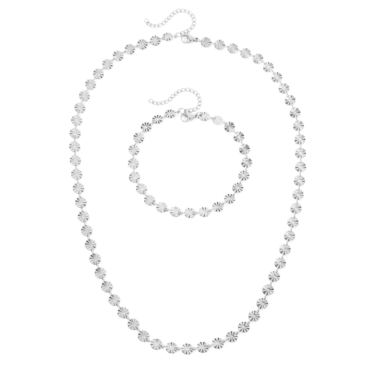 Ensemble de bijoux pendentif spirale ronde