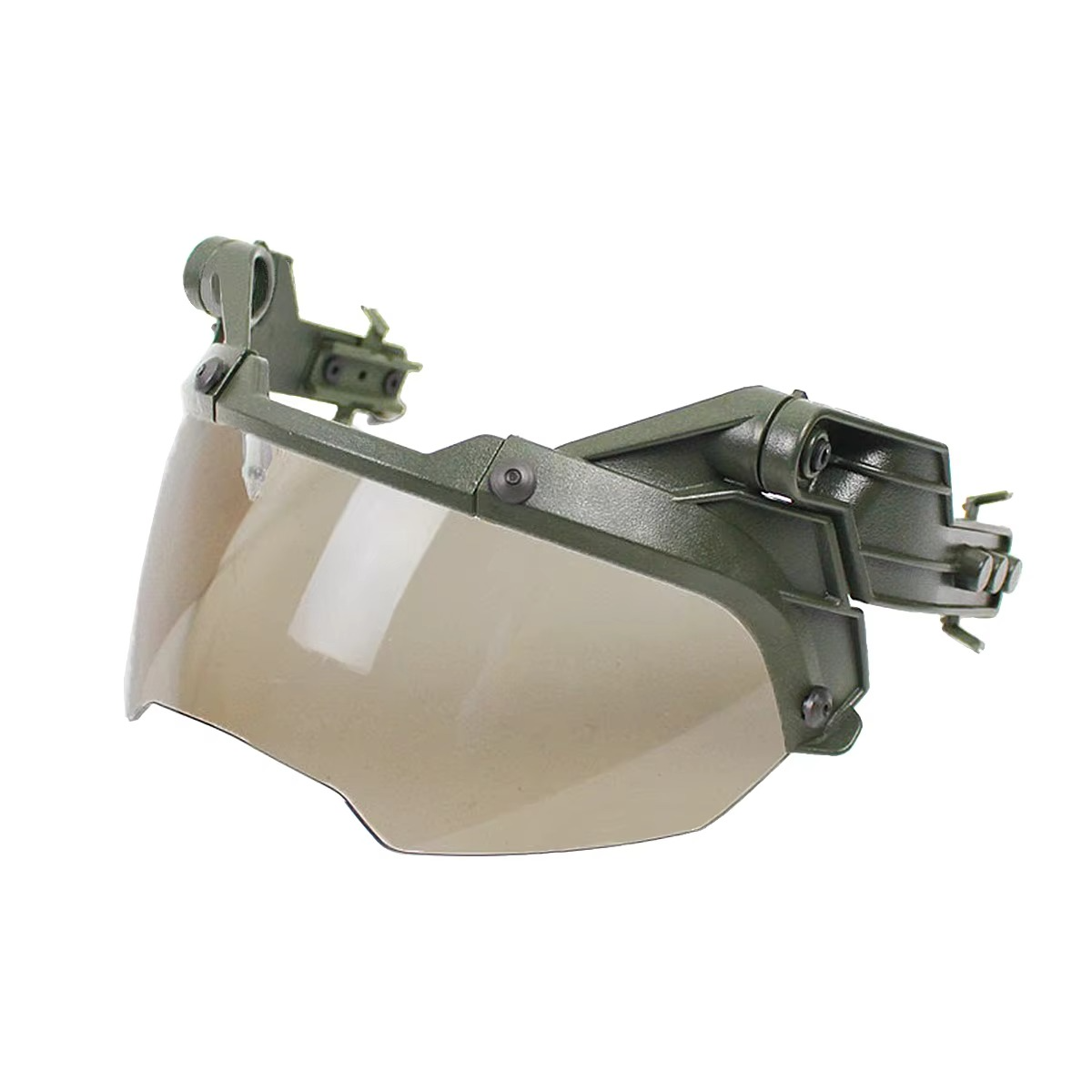Casque tactique ajustable avec lunettes amovibles antibuée