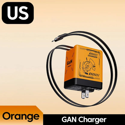 Chargeur portable rétractable rapide de 120 W