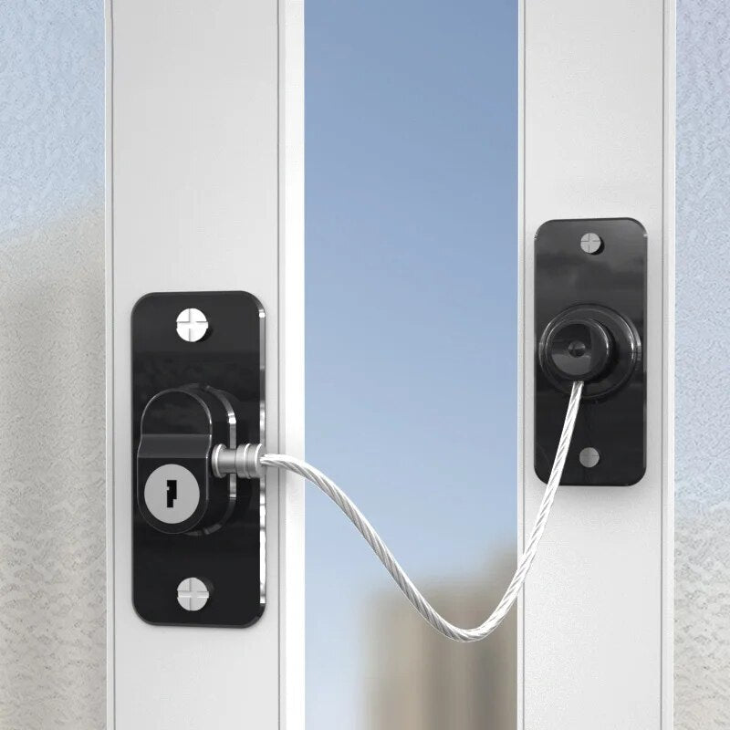 Halri | Serrure de sécurité pour portes et fenêtres avec mot de passe 