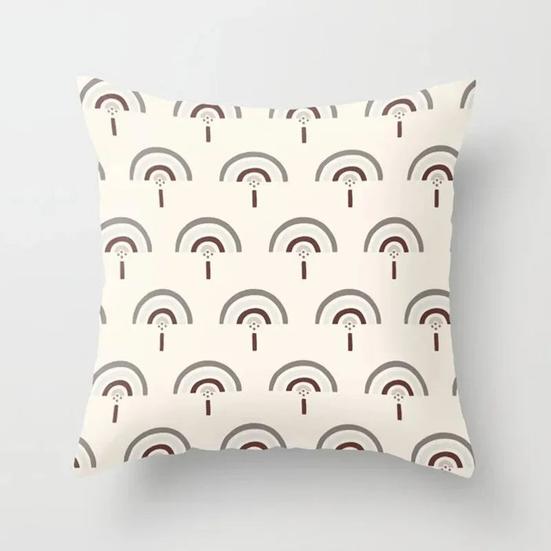 Housse de coussin douce à fleurs