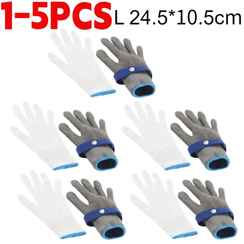 Gants de sécurité en maille d'acier durable