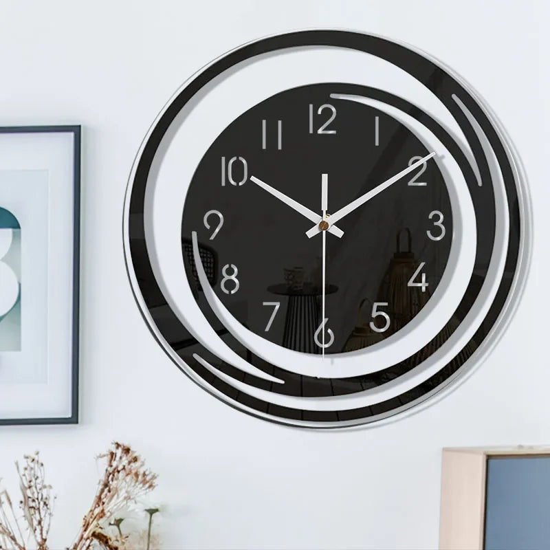 Quiet Round Modern Wall Clock
