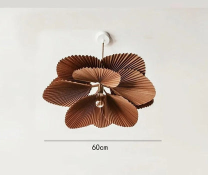 Lustre LED de luxe au design floral vintage