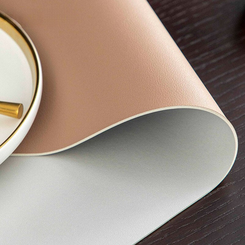Simple Leather Waterproof Table Pad - Halri
