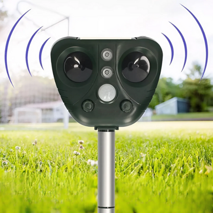 Outdoor Bird Repellent Ultrasonic Pest Control Device - Halri