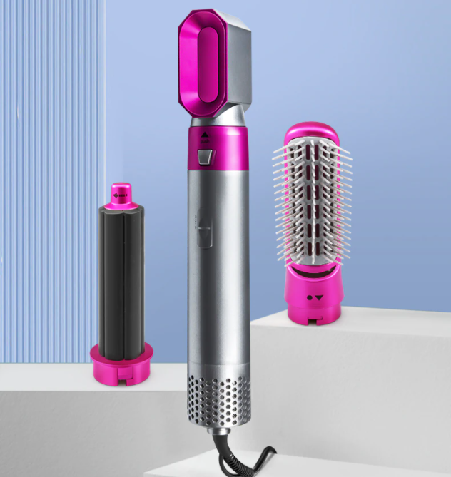 5 in 1 Ceramic Hair Curler Dryer Brush Set