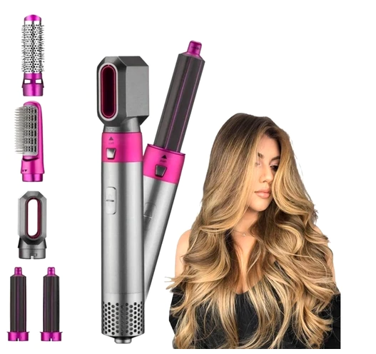 5 in 1 Ceramic Hair Curler Dryer Brush Set