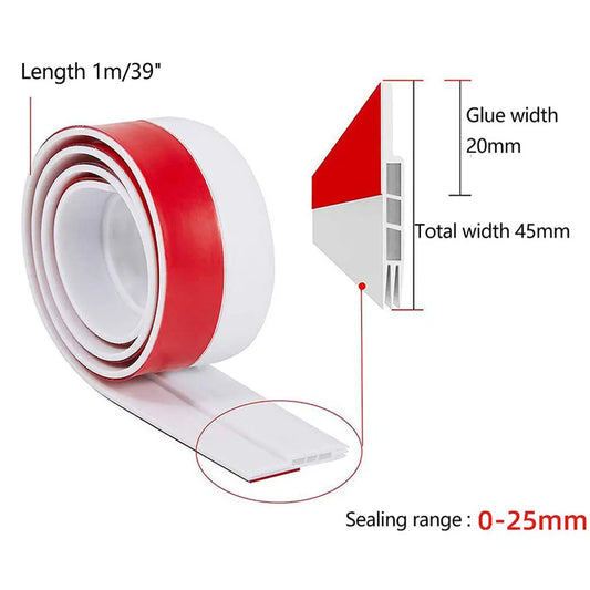 Weatherproof Door Draft Stopper Seal Protector - Halri