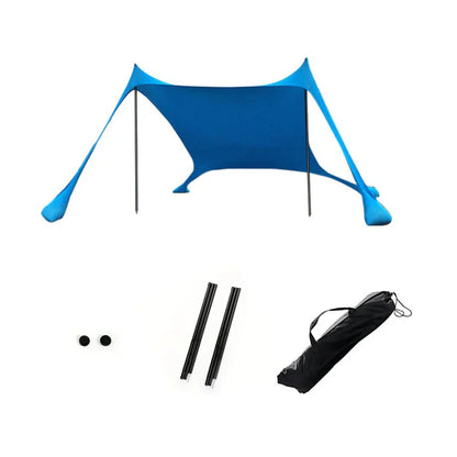 Grand abri de plage familial avec protection UV et toit imperméable