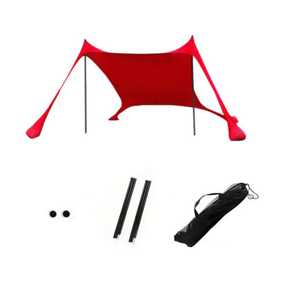 Grand abri de plage familial avec protection UV et toit imperméable