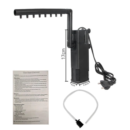 Pompe à eau submersible pour aquarium AquaThero avec filtre