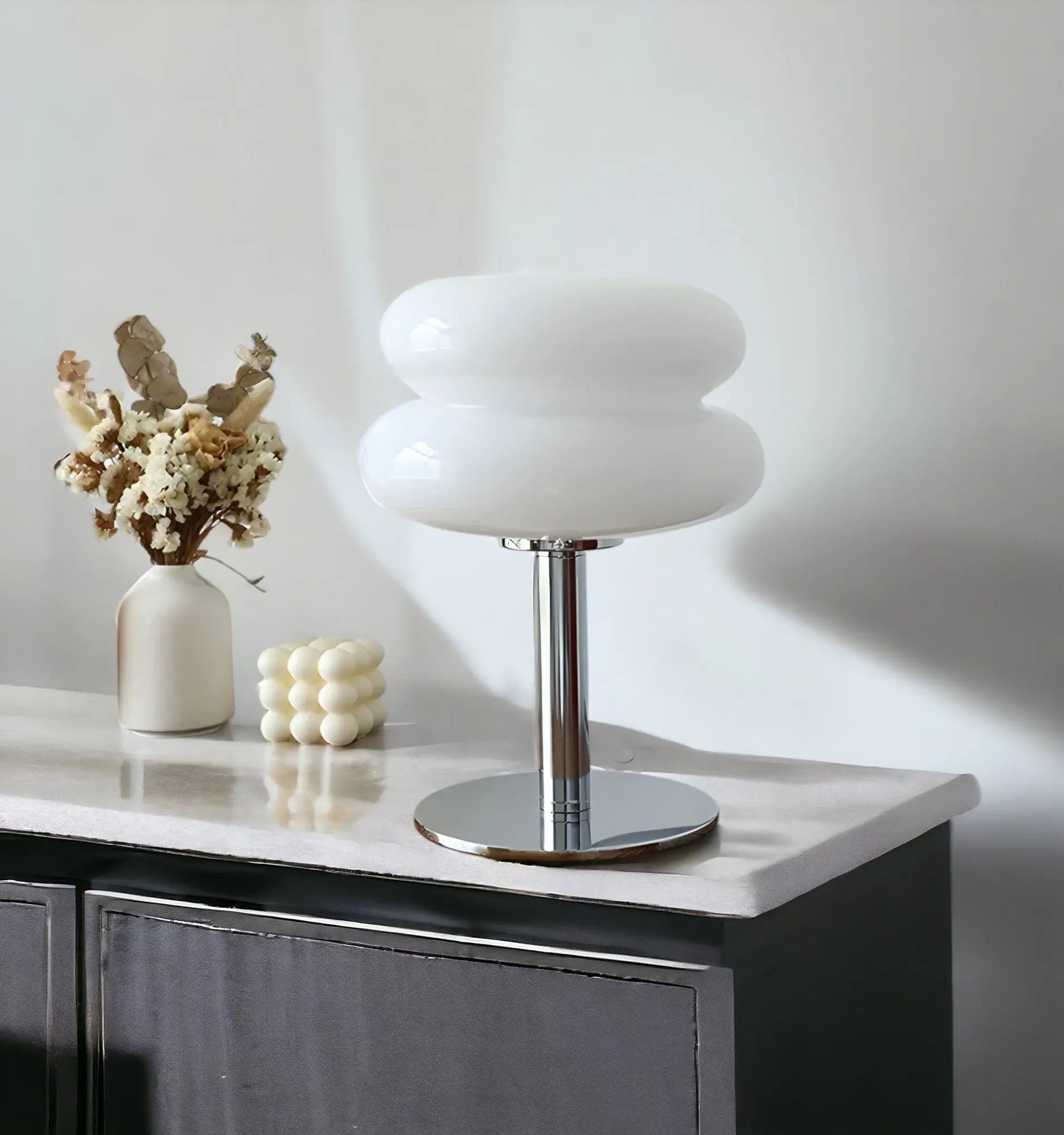 Halri | Slim USB Glass Desk Lamp with 3 Color Options - Halri