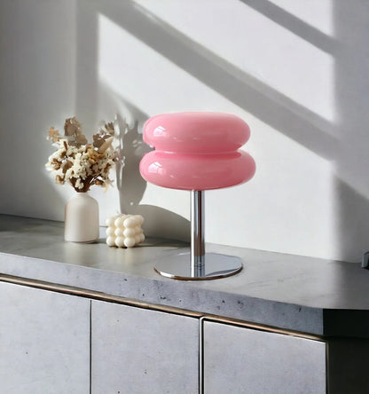 Halri | Lampe de bureau fine en verre USB avec 3 options de couleur