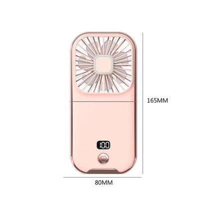 Ventilateur compact rechargeable pour téléphone avec support de refroidissement